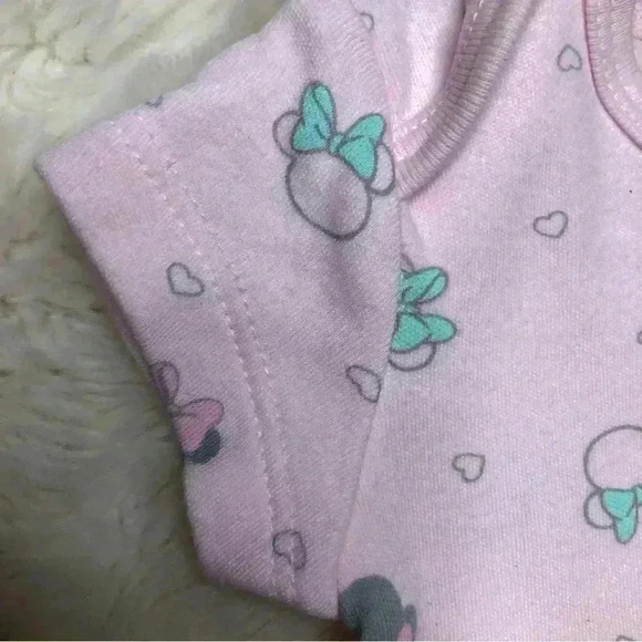 Disney Baby  Onesie Pink Minnie Mouse Size Newborn - Picture 5 of 16